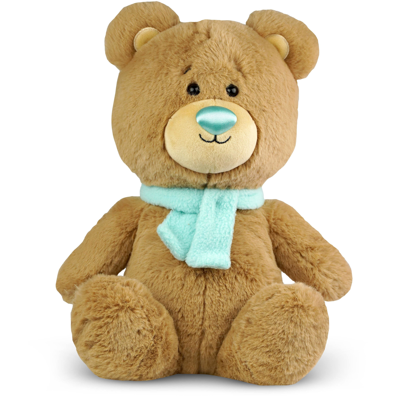 Fényes Orrú Plüss Bézs Maci (5904754600637)