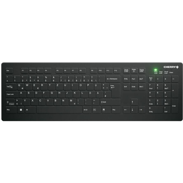 CHERRY AK-C8112 toetsenbord Medisch RF Draadloos QWERTZ Duits Zwart