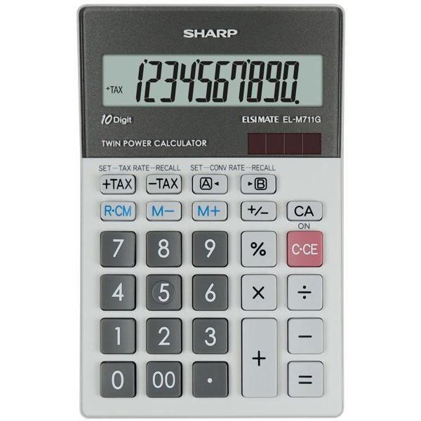 Sharp EL-M711G számológép szürke (EL-M711G)