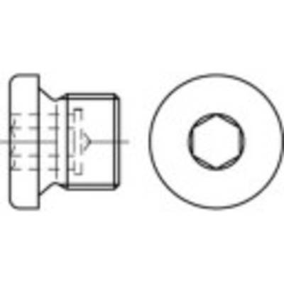 TOOLCRAFT TO-9975213 Zárócsavar M48 Belső hatlapú DIN 908 Acél 5 db (TO-9975213)