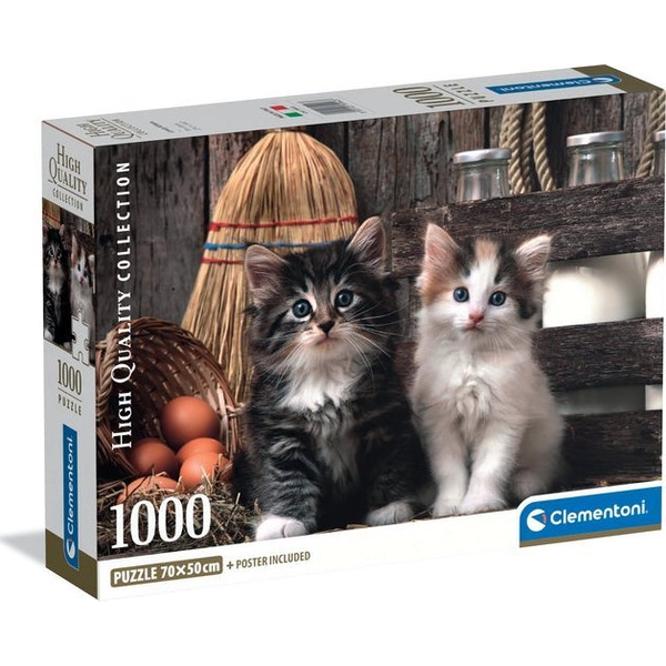 Clementoni High Quality Collection 39943 puzzel Legpuzzel 1000 stuk(s) Dieren