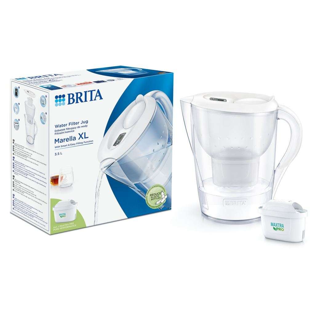 Brita Marella XL vízszűrő kancsó 3.5 liter fehér (1052780) (br1052780)
