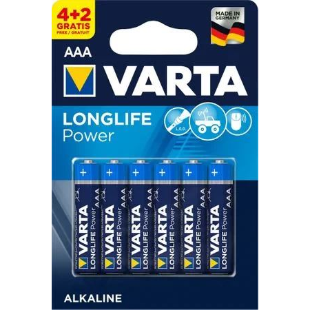 Varta 4903121436 Egyszer használatos elem AAA Lúgos