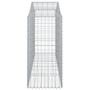 Комплект габионни кошници арка vidaXL, 4 бр, 200 x 50 x 120/140см, Поцинковано желязо, 28.25 Kg