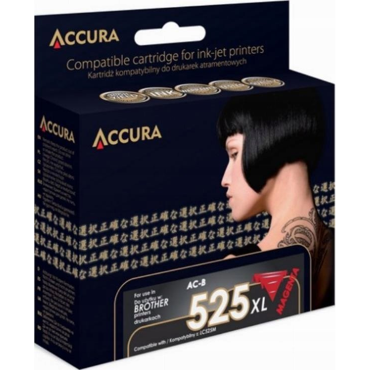 Accura (Brother LC525M XL) Tintapatron Magenta (AC-B525MXXL)