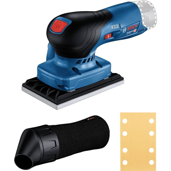 Bosch GSS 12V-13 PROFESSIONAL Draadloze excentrische schuurmachine 1000 RPM 2000 OPM Zwart, Blauw, Rood