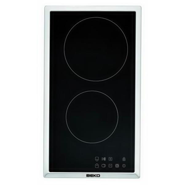 Beko HDMC32400TX kookplaat Roestvrijstaal Ingebouwd 30 cm Keramisch 2 zone(s)