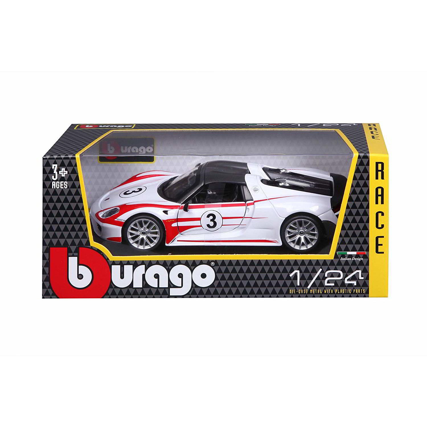 Bburago Porsche 918 Spyder modell (1:24) (15628009)