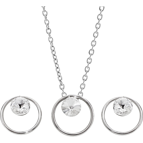 JSB Bijoux Készlet Rivoli karika Swarovski® kristály kövekkel 61001423cr