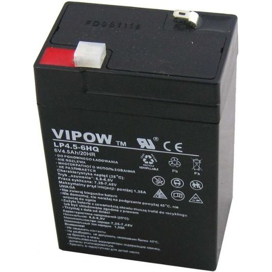 Gel baterija VIPOW 6V 4,5Ah