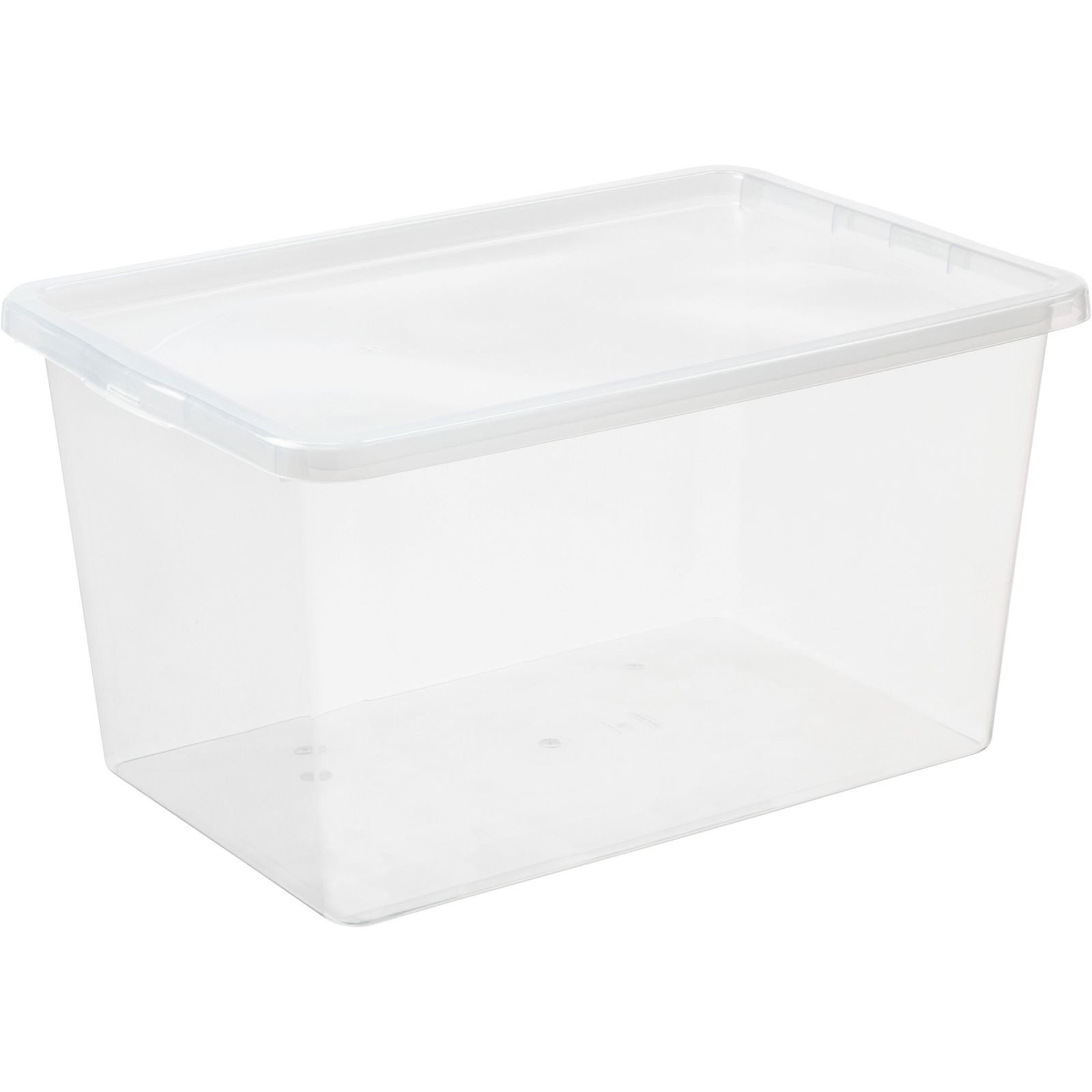 Plast Team Basic Box Tárolódoboz, 52 l, 59,5×39,5×31 cm, átlátszó (22980800)