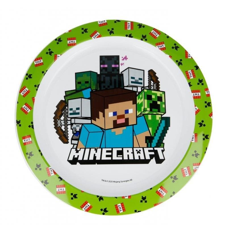Műanyag tányér - Minecraft, 22 cm (40447)