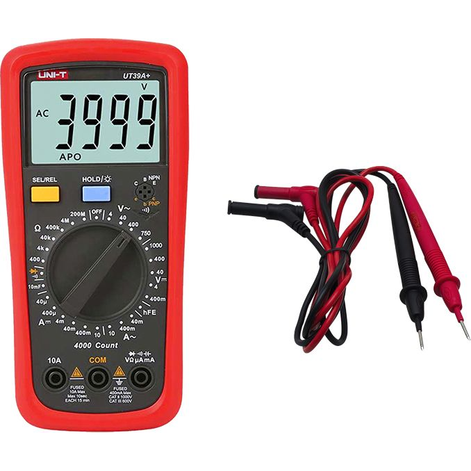 UNI-T Multiméter Mérőműszer Ut39A+ (3853#)