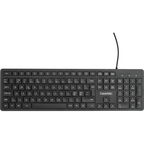 eSTUFF GLB211102 tastiera Ufficio USB QWERTY Nordic Nero