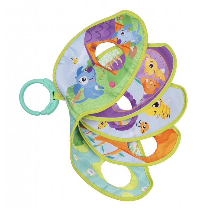 Playgro - Happy book with animal puppets (0188238)