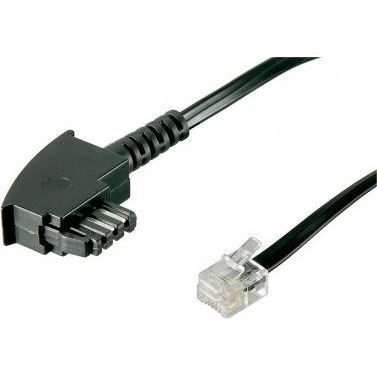  Goobay goobay TAE-F-Anschlusskabel 6 Meter schwarz - 68536