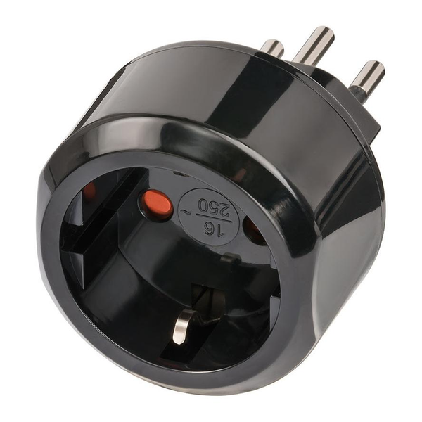 Brennenstuhl 1508642 Svájci utazó adapter - Fekete