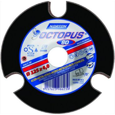  Norton Clipper Tarcza do metalu T29 125 x 4,0 x 22,2mm (66252829993)