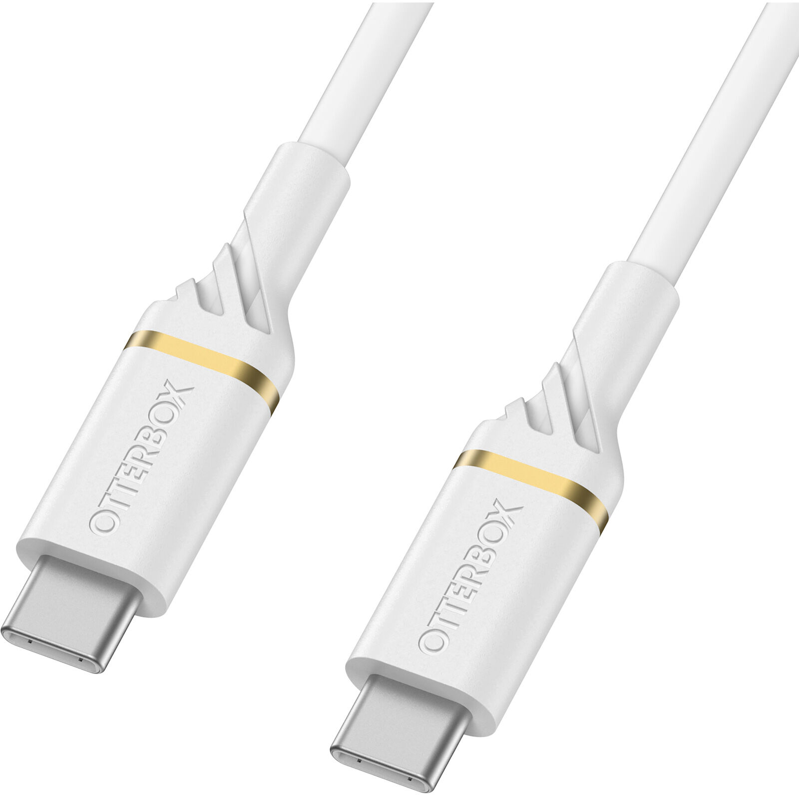 Otterbox USB-C apa - USB-C apa Adat- és töltőkábel 2m - Fehér (78-52673)
