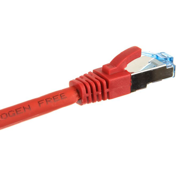 InLine 76850R sieťový kábel Červená 0,5 m Cat6a S/FTP (S-STP)