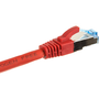 InLine 76850R sieťový kábel Červená 0,5 m Cat6a S/FTP (S-STP)