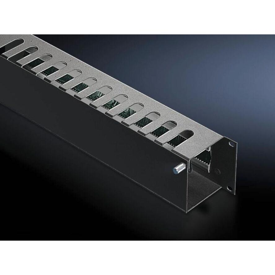 Rittal 5502235 Kábelrendező panel - Fekete (5502235)