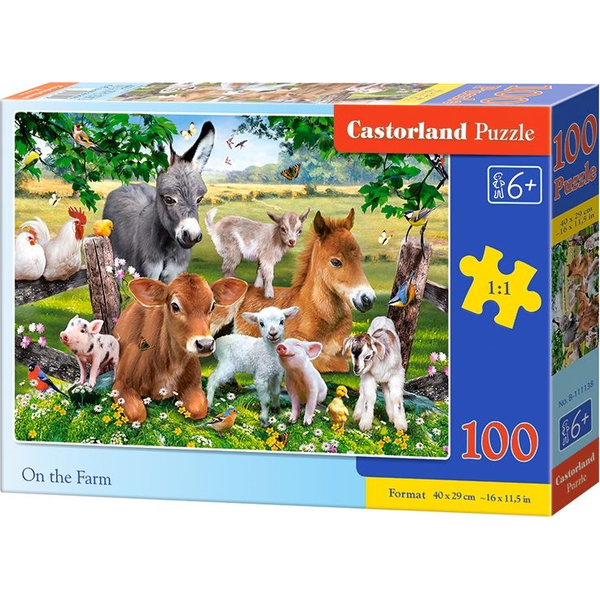 Castorland B-111138 puzzle 100 pz Animali