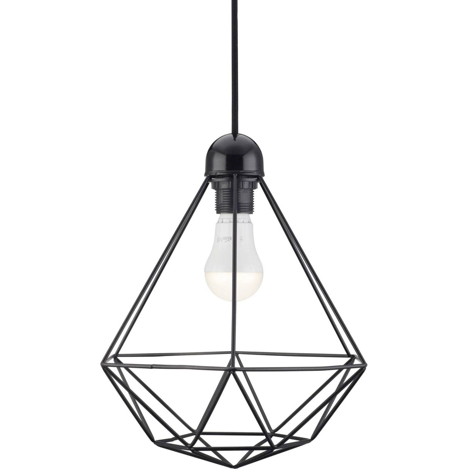 Nordlux Tees Függőlámpa LED E27 60W fekete (84863003) (NO84863003)