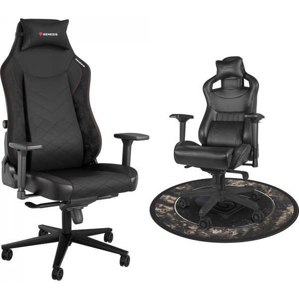 Genesis Nitro 890 G2 Gaming szék fekete + Tellur 500 játékpad