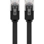 Cablu UTP CAT6 plat RJ45-RJ45 negru 2m Goobay