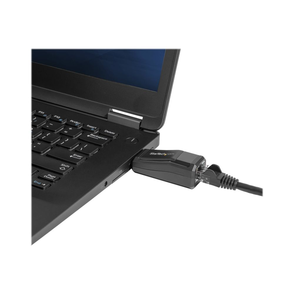 StarTech.com USB 3.0 to Gigabit Ethernet NIC Network Adapter - 10/100/100 Mbps Network Adapter - USB to Ethernet LAN Adapter - USB to RJ45 (USB31000NDS) - network adapter - USB 3.0 - Gigabit Ethernet