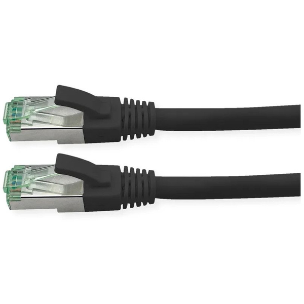 ROLINE RM S/FTP (PiMF) Patch Cord Cat.6A, czarny, 2 m