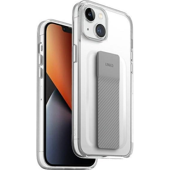 Uniq Heldro Apple iPhone 14 kitámasztható tok, átlátszó (UNIQ671)