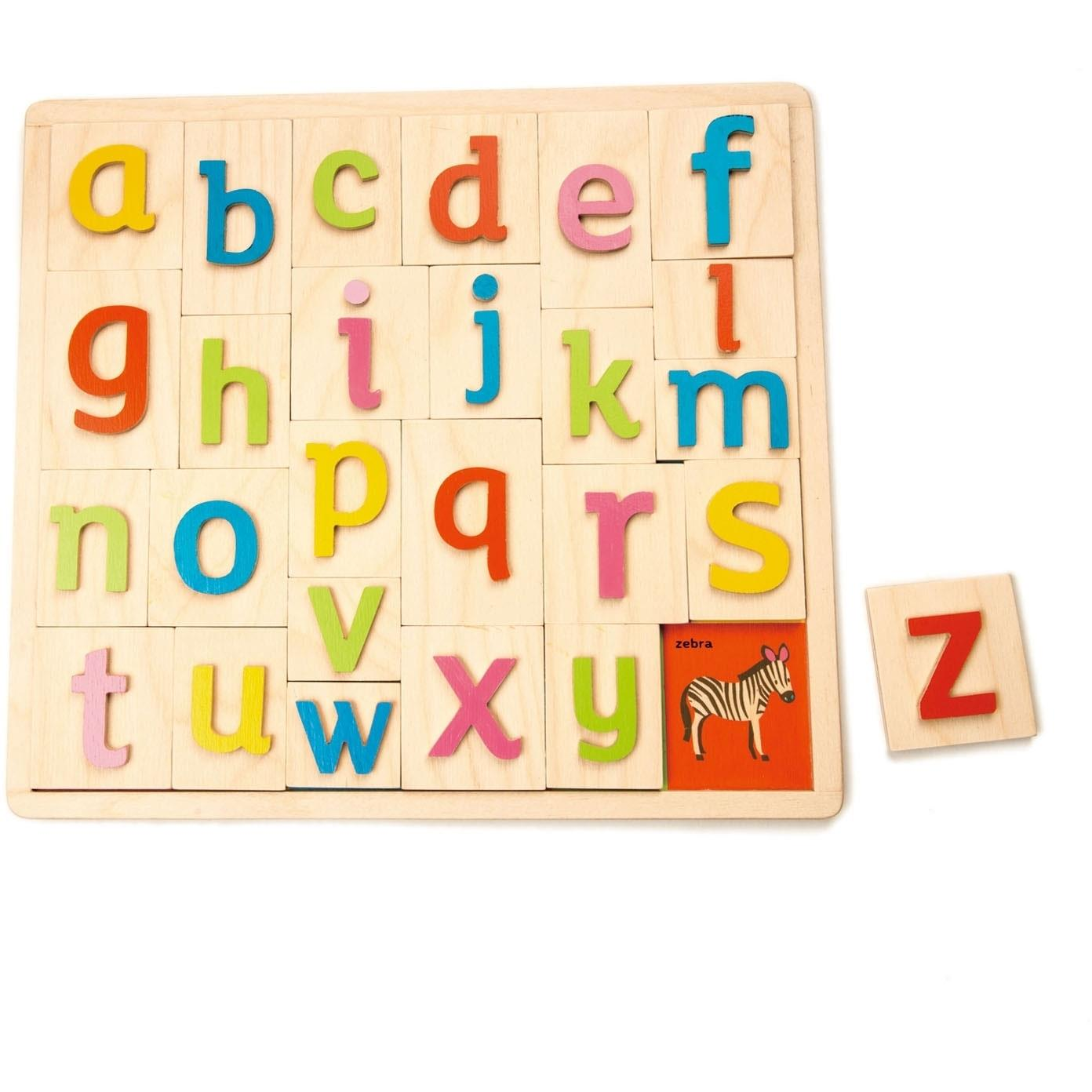 Tender Leaf Alphabet Pictures Wooden Alphabet Puzzle (TL8416)
