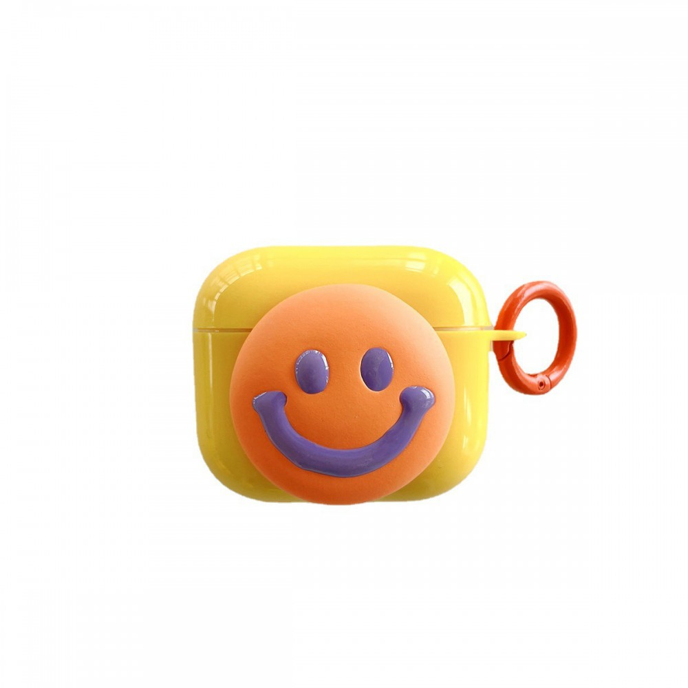 Airpods Pro smile szilikon tok, Narancssárga (AIRPODSP-FUNNY-SMILE)