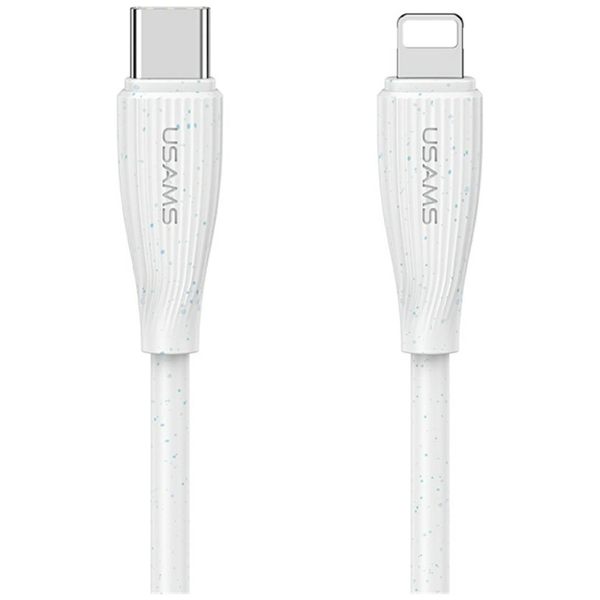 Kabel Usams USB typ C - Apple Lightning 1 m bílý