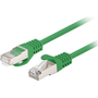 Patchcord Lanberg FTP kat.6 1 m zelený 10-pack