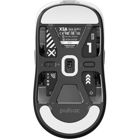 Pulsar X2-A Ambidextrous Gaming Egér Mini Fehér (PX2A13)