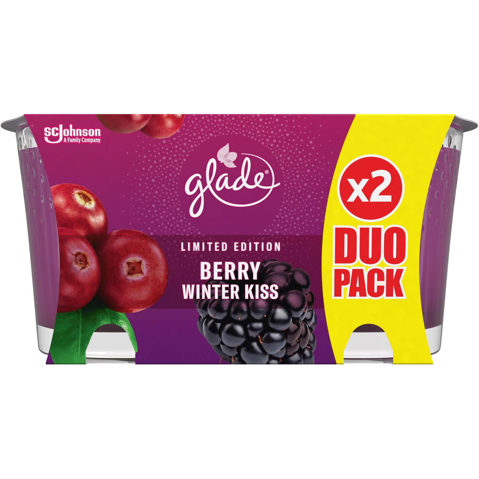 GLADE Berry Winter Kiss 2× 129 g (5000204226829)