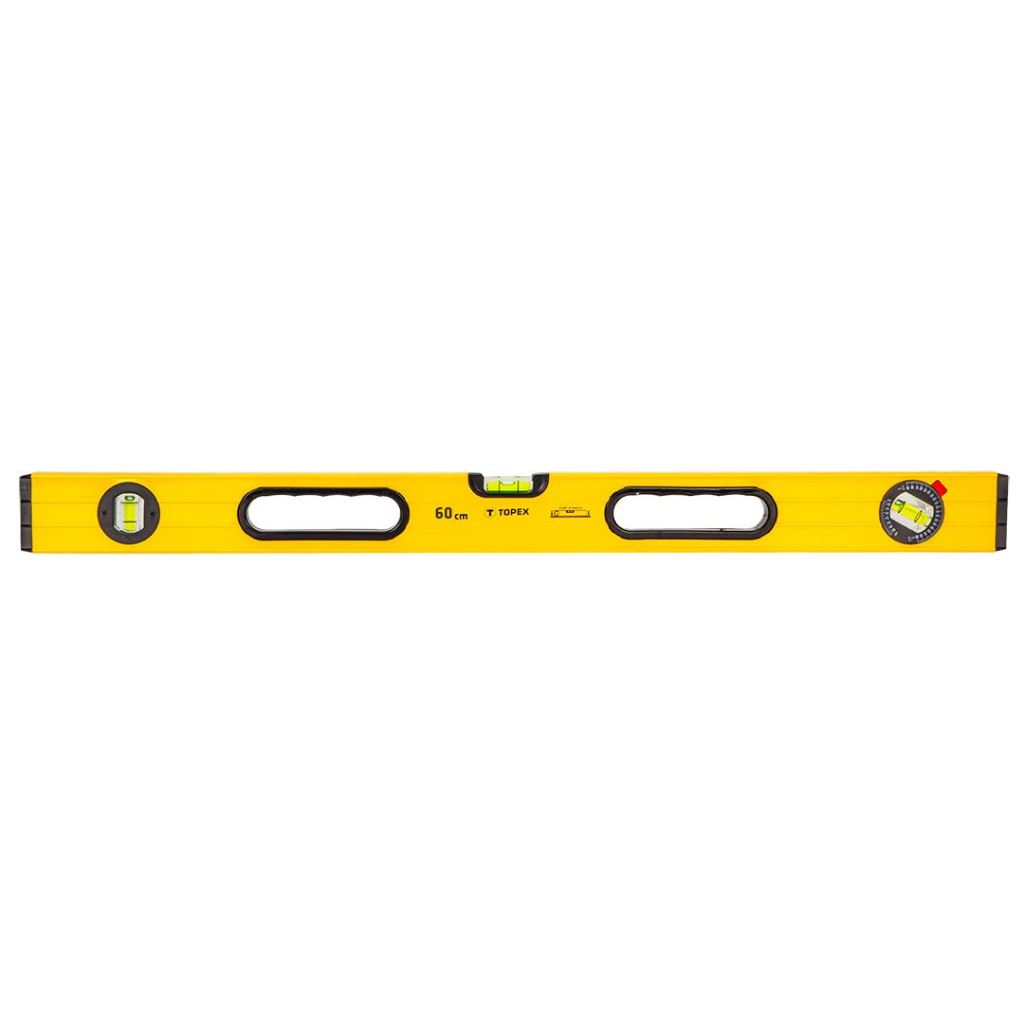 Topex 600 alumínium vízmérték 60cm, 3 libella (29C602) (29C602)