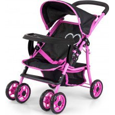 Carrito De Muñecas Milly Mally Kate Prestige Negro
