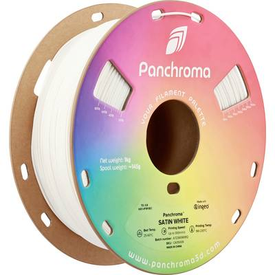Polymaker CA05009 Panchroma™ Satin 3D nyomtatószál PLA műanyag szatinált, nagy merevség 1.75 mm 1000 g Fehér 1 db