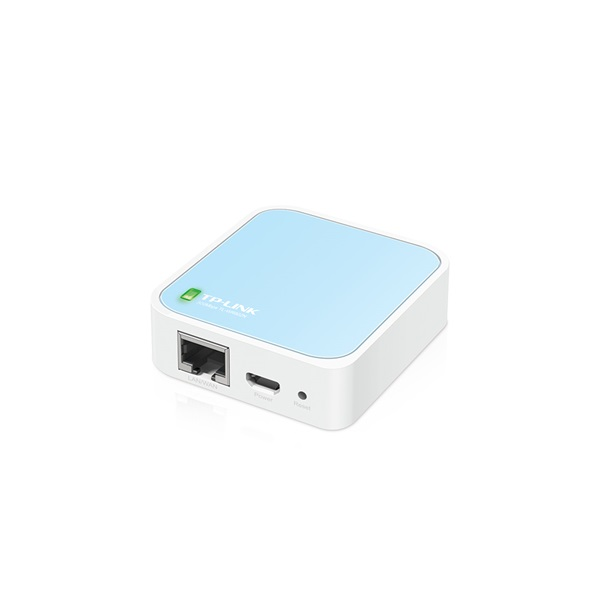 TP-Link TL-WR802N bezdrátový router Fast Ethernet Jednopásmový (2,4 GHz) Modrá, Bílá