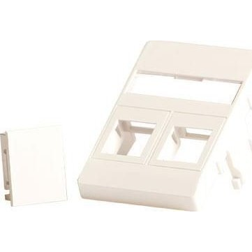 Lanview LVN127866 Placca copripresa e copri interruttori Bianco