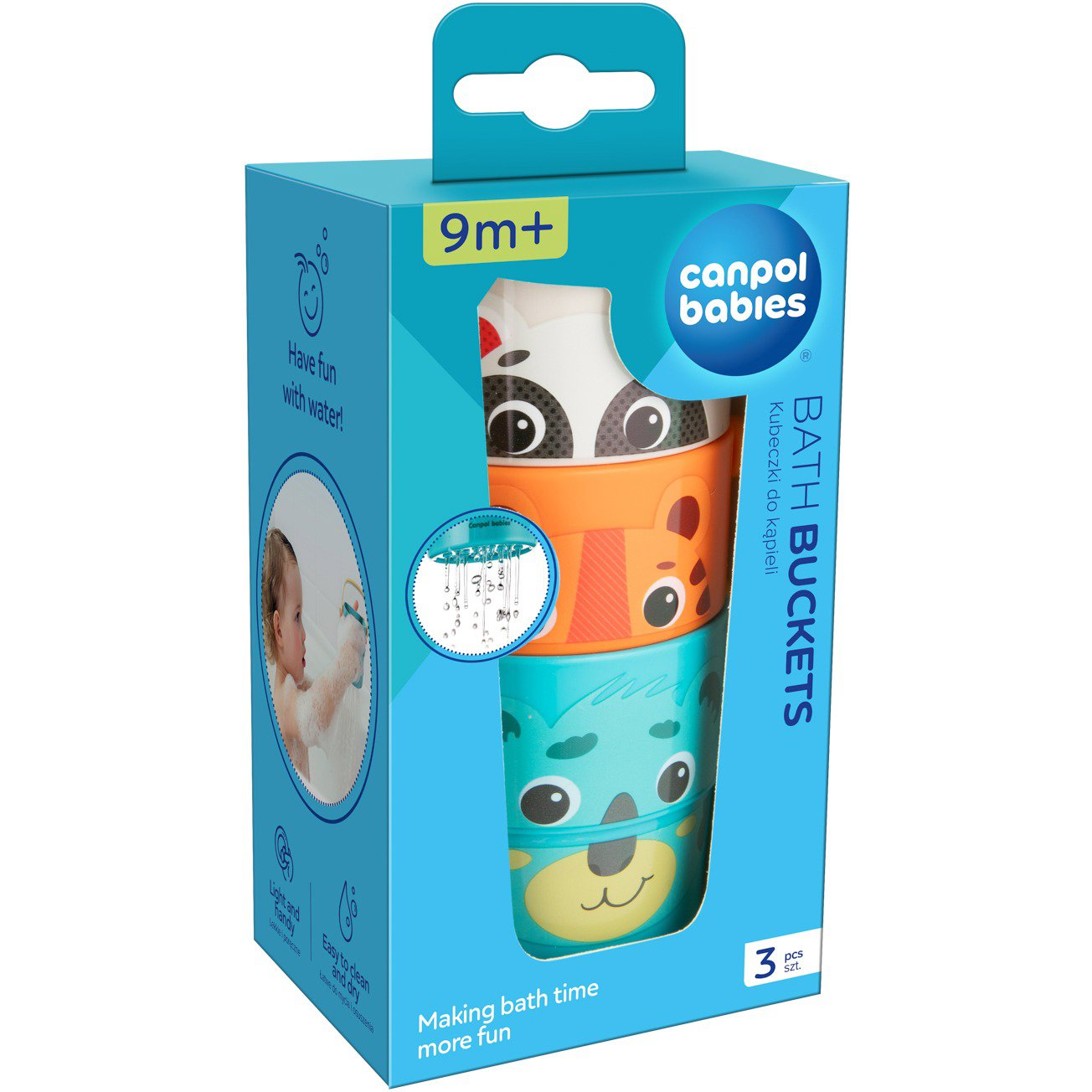 Canpol babies Színes vödrök készlete (5903407560007)