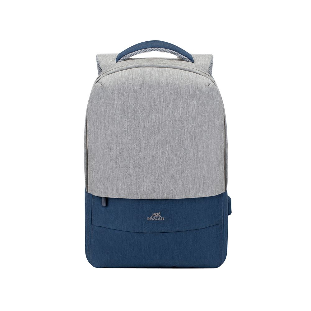 RivaCase 7562 Anti-theft Laptop backpack 15.6" / 6 Grey/Dark blue (4260403578292)