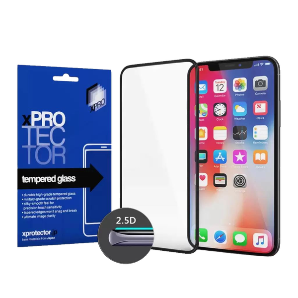 XPRO Tempered Glass Full 2.5D черен 0.33 протектор за екран за устройство Samsung A12