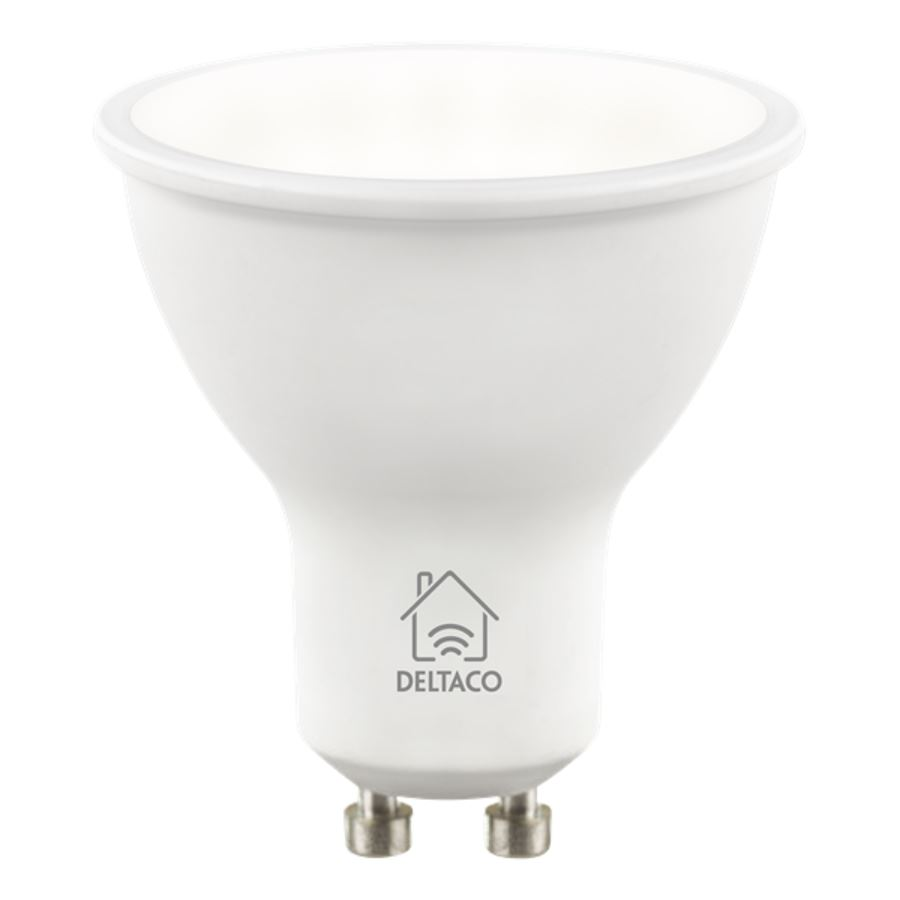 Deltaco Smart Home okos LED fényforrás GU10 4.5W 2700K-6500K (SH-LGU10CCTC) (SH-LGU10CCTC)