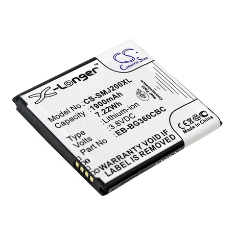 CAMERON SINO X-Longer Samsung EB-BG360CBC/EB-BG360CBE/EB-BG360BBE 38V 2000mAh utángyártott akkumulátor 2000mAh 3.8V