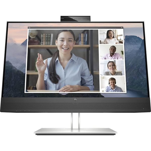 HP E24mv G4 Monitor PC 60,5 cm (23.8") 1920 x 1080 Pixel Full HD Nero, Argento